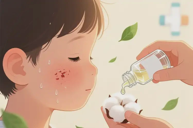 孩子臉上經(jīng)常起濕疹可不可以根治(圖3)