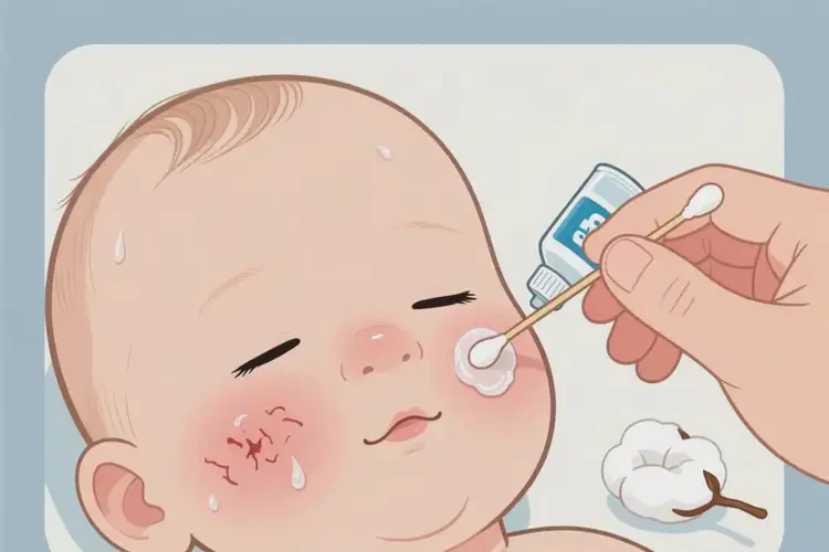 嬰兒面部容易起濕疹可以治好嗎(圖3)