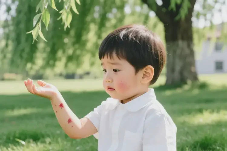 孩子手臂上有濕疹可以治好嗎(圖4)