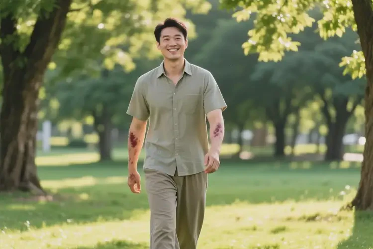 男性全身偶尔起湿疹可以治好吗(图1)