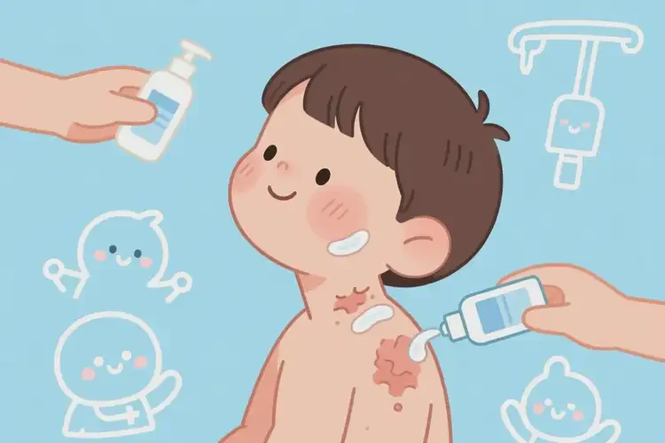 少兒脖子上偶爾長濕疹可不可以根治(圖3)