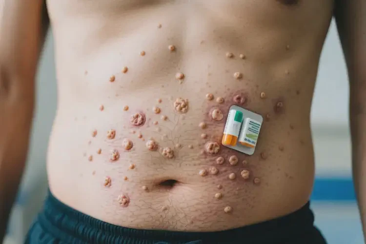 男人肚子上經常起濕疹可不可以根治(圖3)