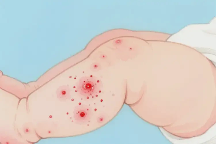 新生儿大腿长湿疹可不可以根治(图2)