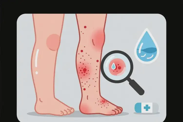 老年人小腿上容易起湿疹可不可以根治(图1)