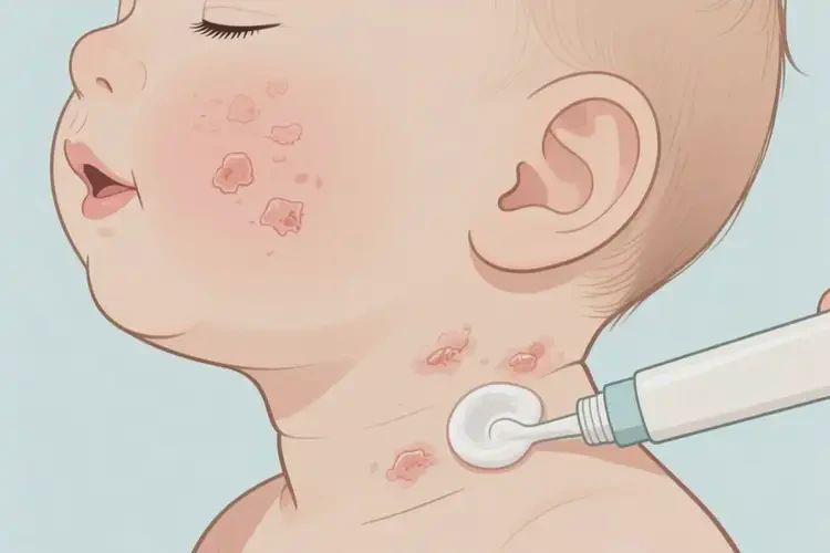 嬰兒脖子經(jīng)常長濕疹可以治好嗎(圖4)