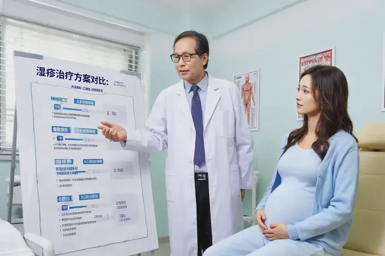 產(chǎn)婦大腿容易長(zhǎng)濕疹可不可以根治(圖1)