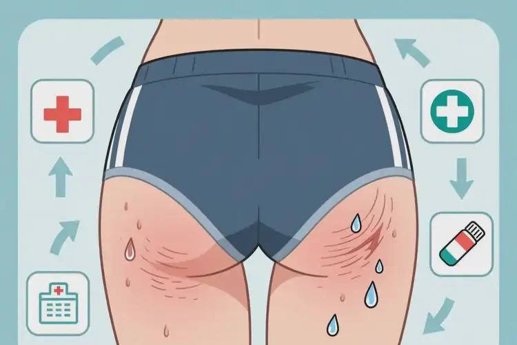 大学生屁股上出湿疹可不可以根治(图1)