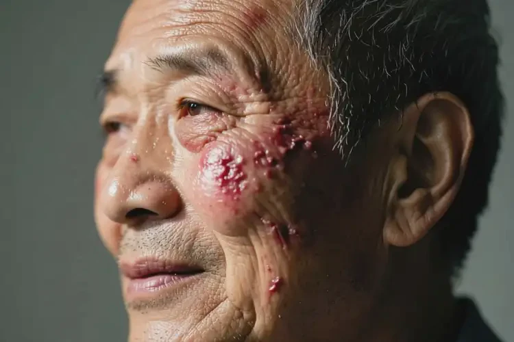 老年人臉上經(jīng)常長濕疹可不可以根治(圖2)