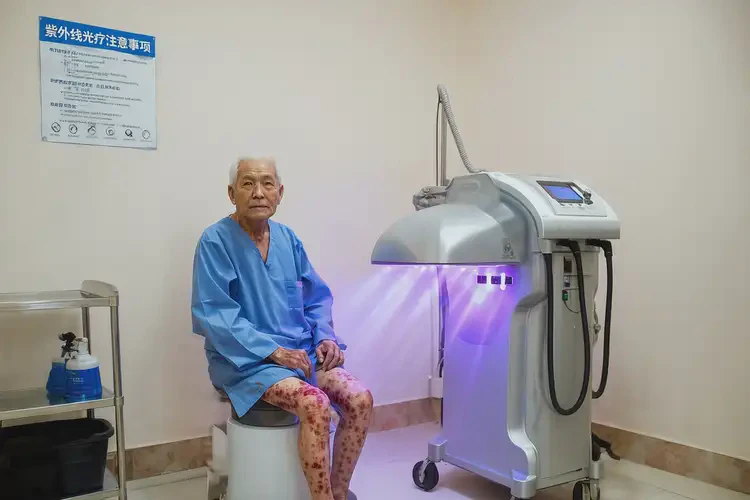 高齡老人大腿上經(jīng)常起濕疹可不可以根治(圖1)