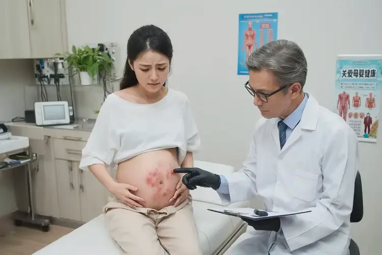 哺乳期妈妈肚子上出现湿疹可不可以根治(图2)