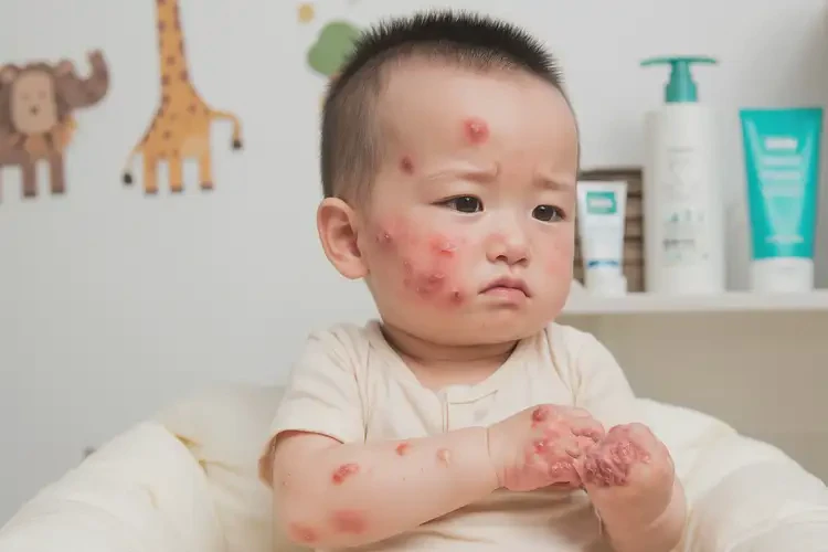 孩子屁股上起濕疹可以治好嗎(圖4)