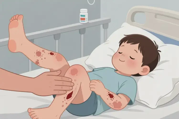 小孩四肢經(jīng)常長濕疹可以治好嗎(圖1)