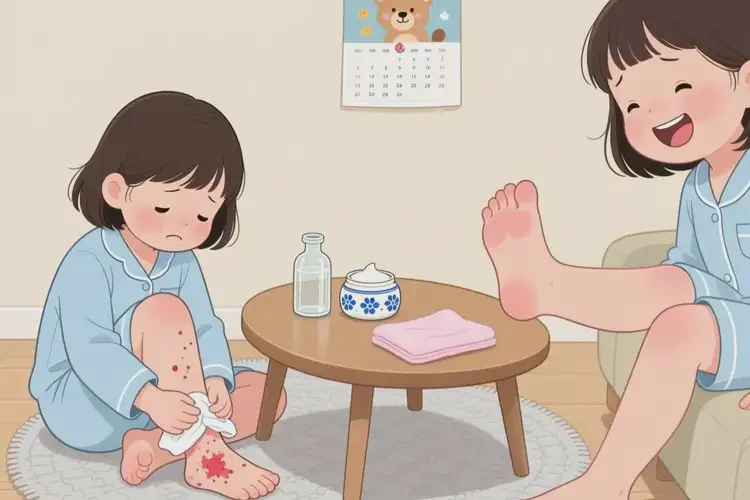 少兒腳上起濕疹可不可以根治(圖4)