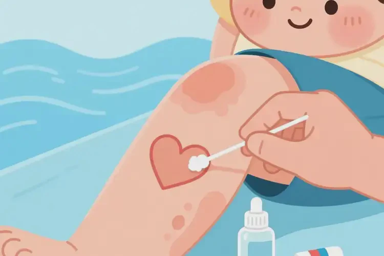 少兒大腿上出現(xiàn)濕疹可不可以根治(圖1)