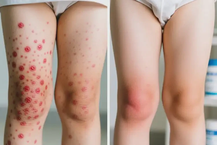 兒童大腿上出濕疹可以治好嗎(圖1)