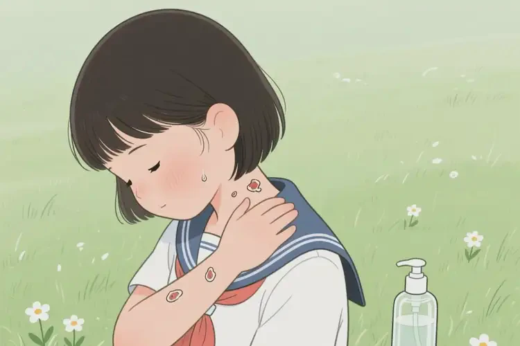 小學(xué)生脖子上容易起濕疹可不可以根治(圖1)