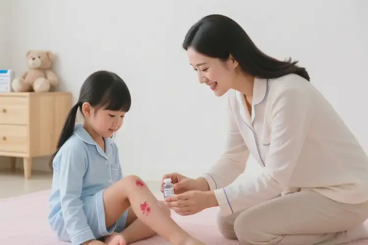 少兒小腿出現(xiàn)濕疹可不可以根治(圖4)