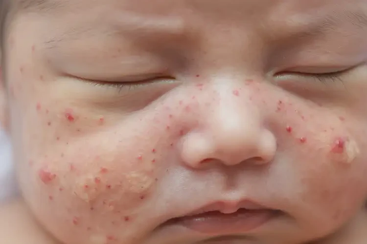 新生兒臉上出現(xiàn)濕疹可不可以根治(圖4)