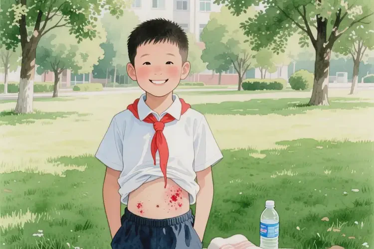 小學(xué)生肚子上容易長(zhǎng)濕疹可不可以根治(圖2)