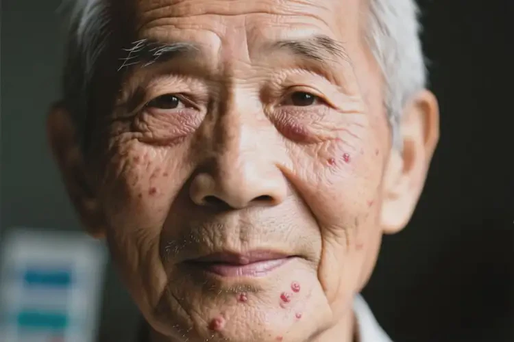 老年人臉上偶爾長濕疹可以治好嗎(圖2)