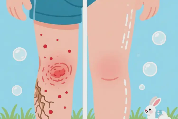 孩子大腿長濕疹可以治好嗎(圖2)