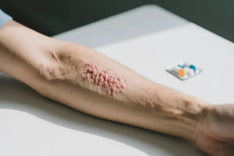 男性手臂起濕疹可以治好嗎(圖2)