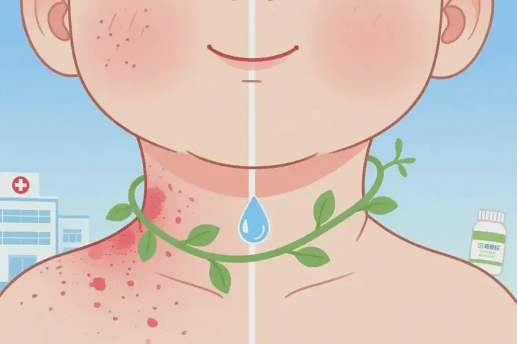 小儿脖子上长湿疹可以治好吗(图3)