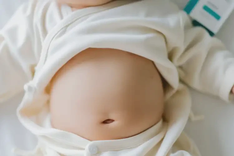 寶寶肚子上出現(xiàn)濕疹可以治好嗎(圖2)