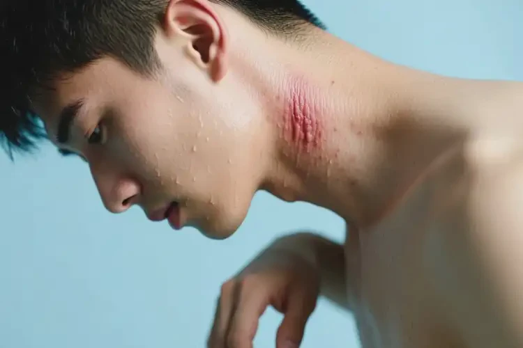 男性脖子上有濕疹可不可以根治(圖2)