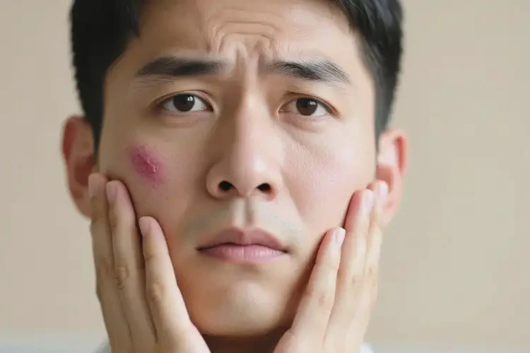 男性臉上偶爾長濕疹可以治好嗎(圖3)