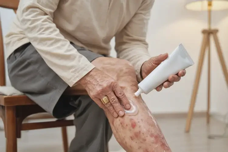 老年人小腿上容易起湿疹不管它会自己好吗(图3)