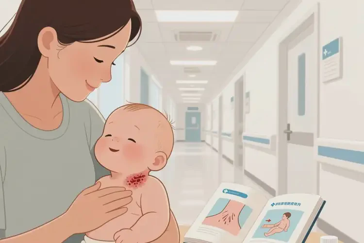 婴儿脖子上出湿疹可以治好吗(图1)