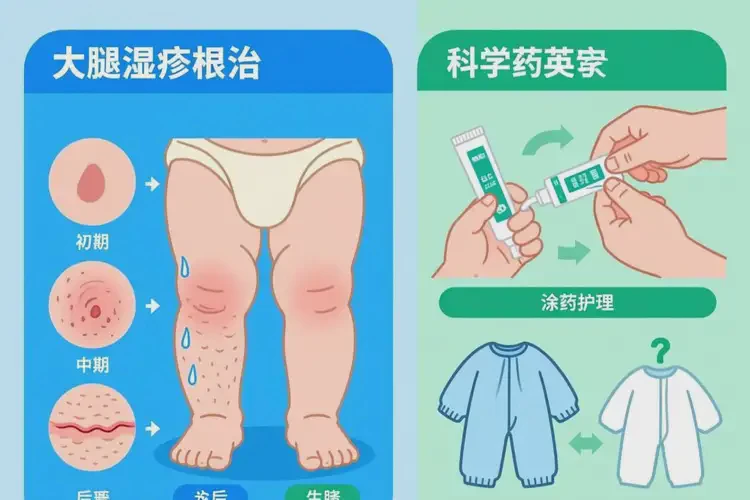 婴幼儿大腿偶尔起湿疹可不可以根治(图2)