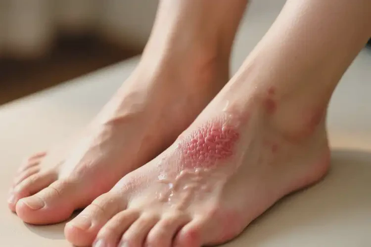 女性腳上經(jīng)常起濕疹可不可以根治(圖3)