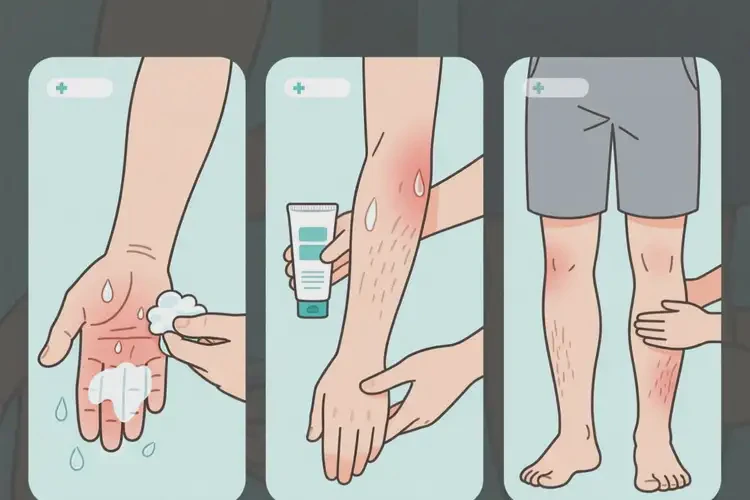 男性四肢長(zhǎng)濕疹可以治好嗎(圖1)