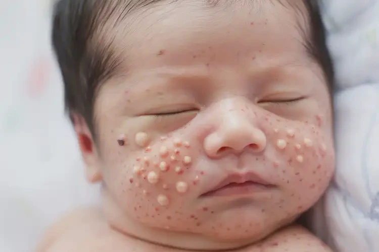 新生兒全身經(jīng)常長濕疹可不可以根治(圖4)