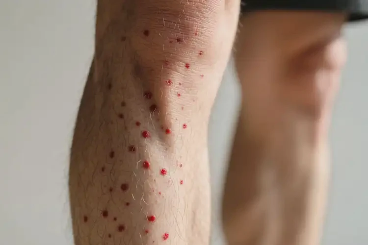 男性小腿偶爾長(zhǎng)濕疹可以治好嗎(圖1)