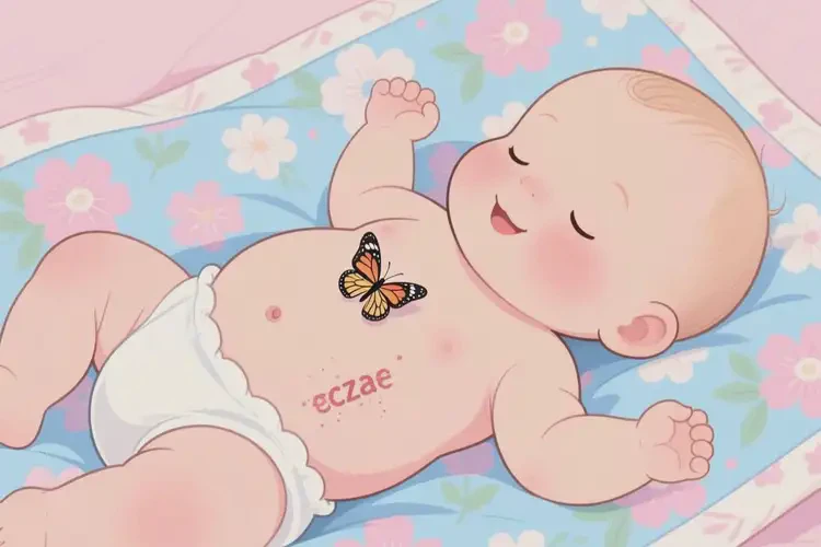 嬰幼兒肚子上經(jīng)常長(zhǎng)濕疹可以治好嗎(圖1)