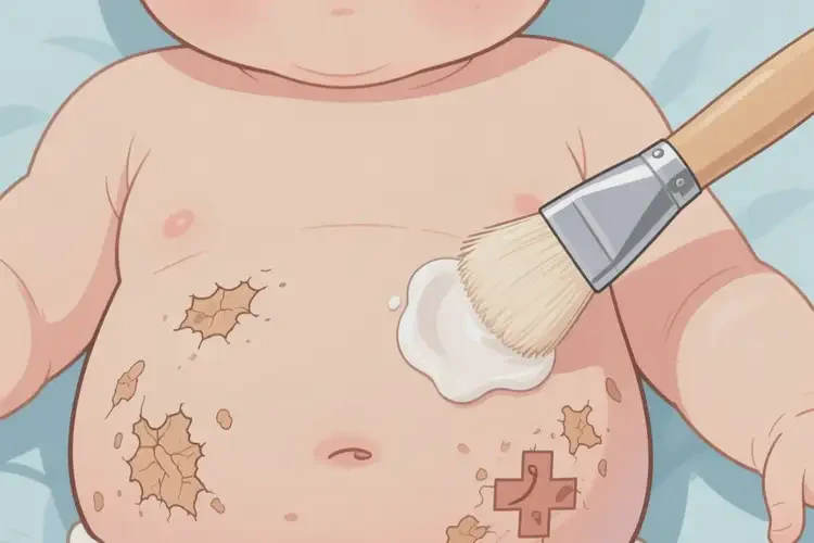 嬰幼兒肚子上容易起濕疹可以治好嗎(圖2)