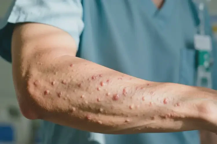 男人手臂上有濕疹可不可以根治(圖4)