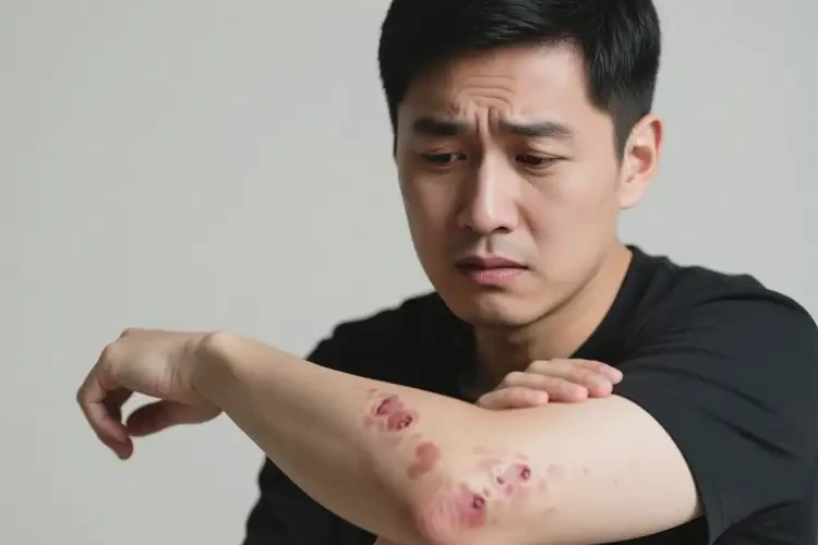 男性手臂起濕疹可以治好嗎(圖1)