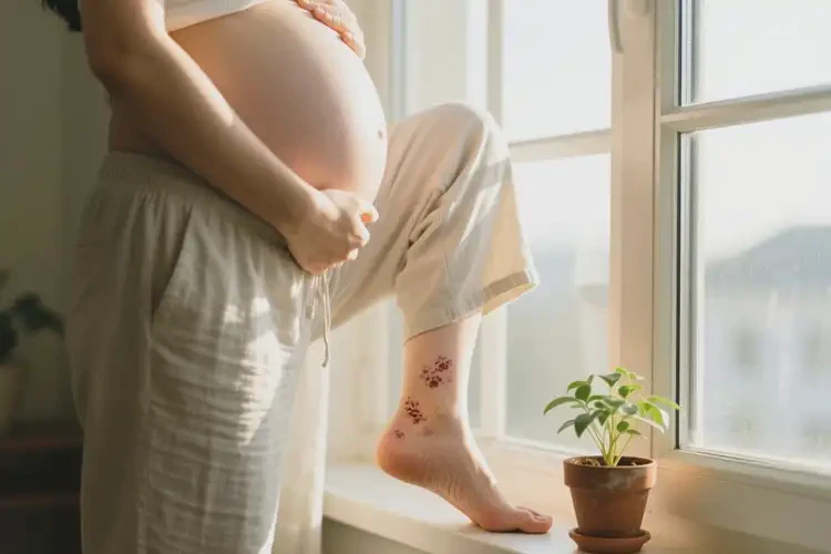 孕婦腳上長濕疹可以治好嗎(圖2)