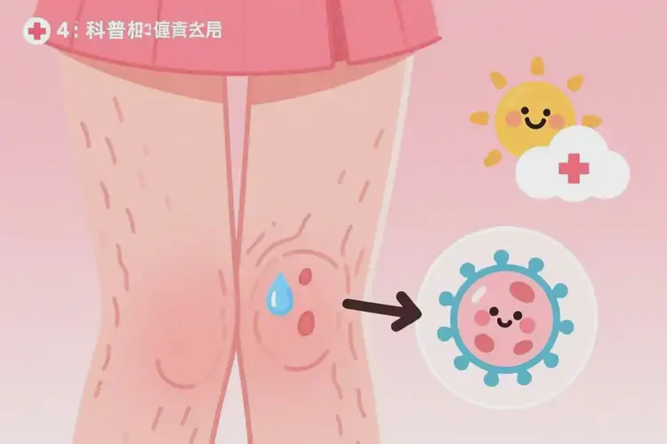 女生大腿有濕疹可不可以根治(圖1)