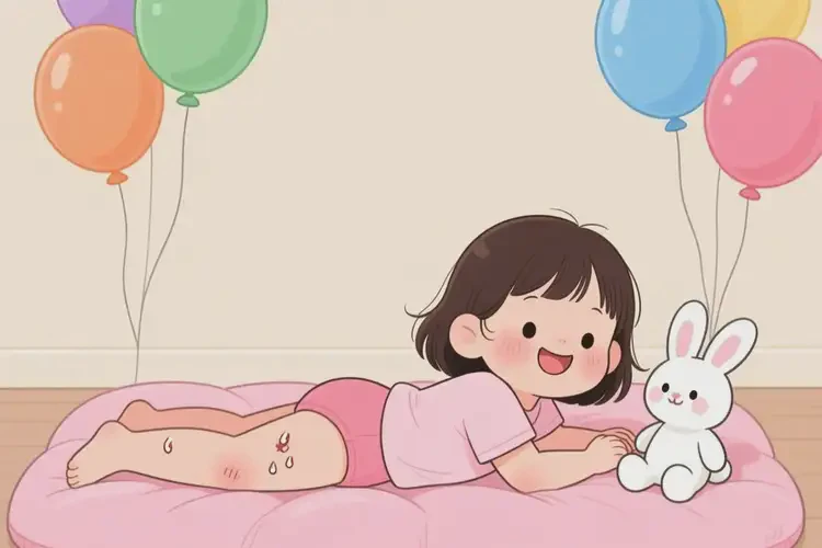 少兒大腿上起濕疹可以治好嗎(圖3)