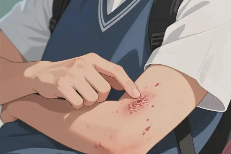 大學(xué)生手臂上容易起濕疹可不可以根治(圖2)