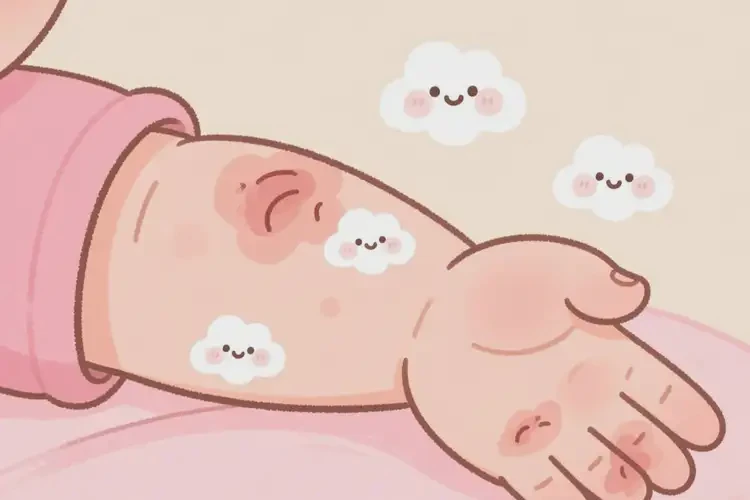 嬰幼兒手臂經(jīng)常長濕疹可以治好嗎(圖2)