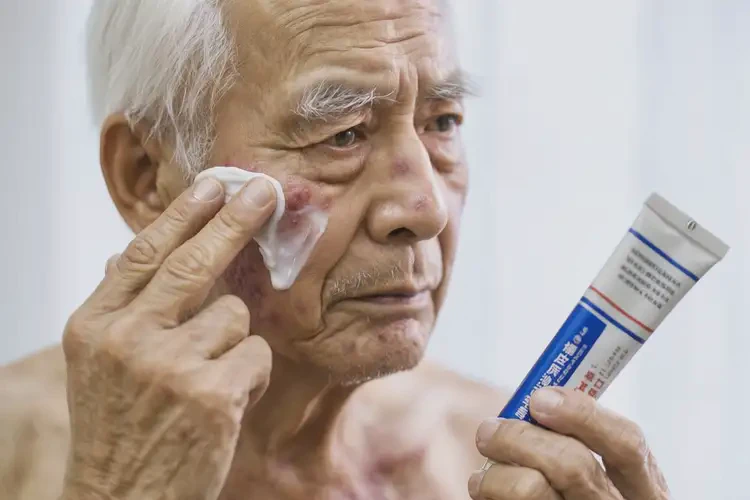 老人臉上有濕疹可以治好嗎(圖3)