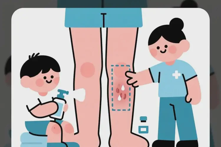 兒童大腿容易起濕疹可以治好嗎(圖2)