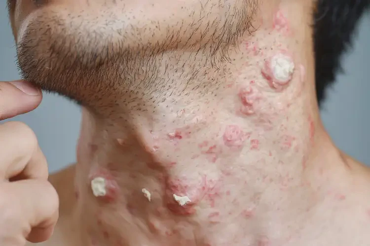 男生脖子起濕疹不管它會自己痊愈嗎(圖4)