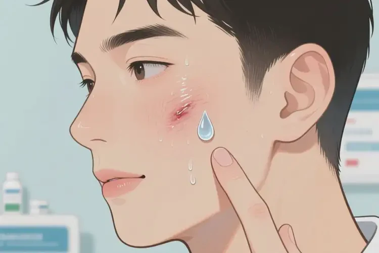 男生面部出現(xiàn)濕疹可不可以根治(圖3)